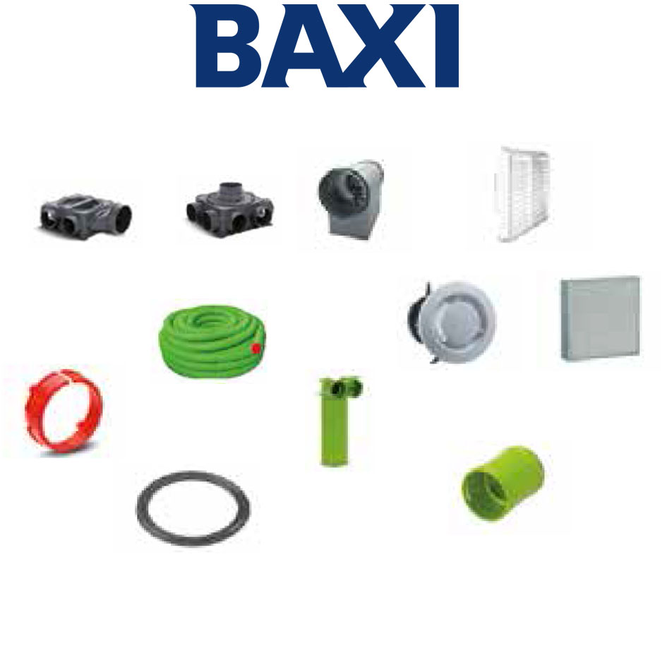 Acessórios p/Sistemas Ventilação Domestica - BAXI